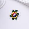 Turtle Eyecatching Cartoon Brooch Unique Alloy Pin For Rock Music Enthusiasts