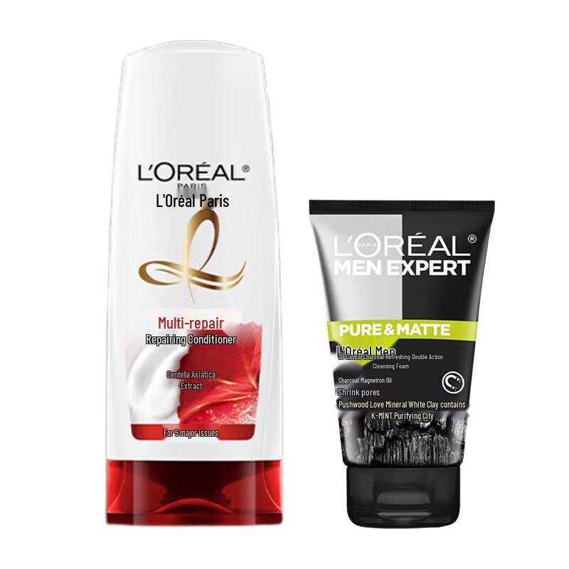 Набор L Oréal Men s для контроля жирности: Очищающее средство и Кондиционер