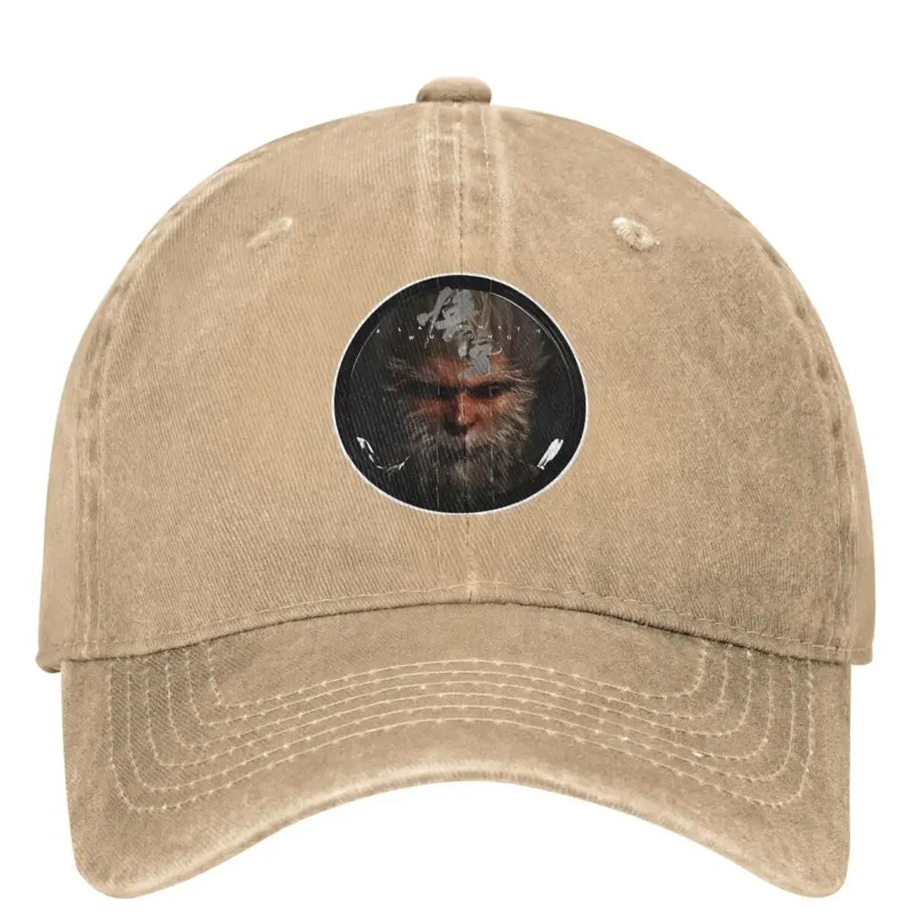 Black Myth Wukong Circle Denim Baseball Cap Outdoor Sport Hip Hop Dad Hats Summer FeUnisex Unisex Trendy SunProof Baseball Caps