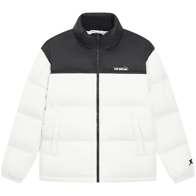 

Xtep Unisex Stand Collar Short Down Jacket 70C