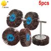 Flap Wheel Grinding Head with Shank for Metal and Woodworking - T-shaped Sandpaper Polishing Tool