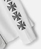 Vastic Cross Logo Zip-Up Hoodie_White