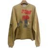 Mens Oversized Cotton Hoodie With Distressed Red Flame Print US Streetwear Style Loose Fit Long Sleeve Round Neck