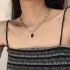Wind Pearl Necklace Female Versatile Niche Design High-end Light Luxury Collarbone Chain Love Pendant Jewelry