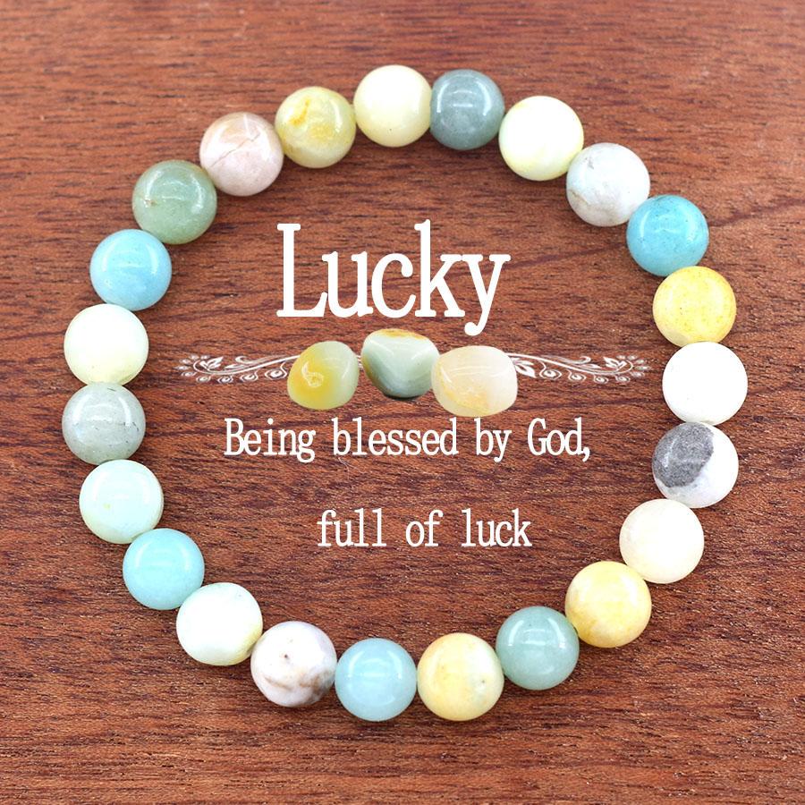 Natürliches Blaues Sandstein Runder Perlen Armband für Mann Mode Vintage Natürlicher Kristall Achat Schmuck für Frauen Yoga Meditation Geschenk