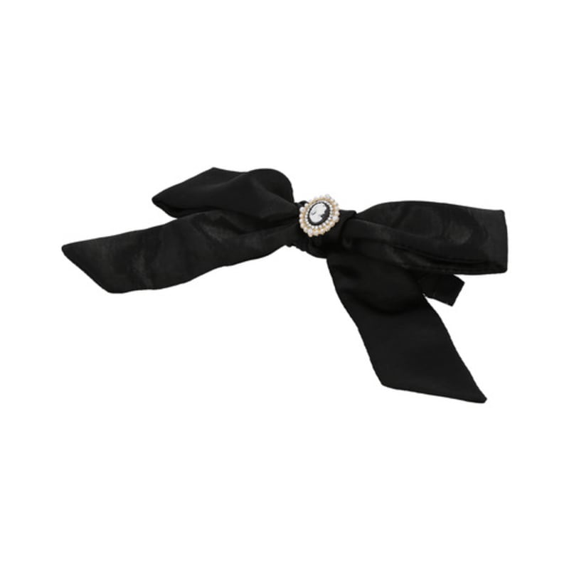 MELA BIANCA Dolce Cameo Bow Hairpin