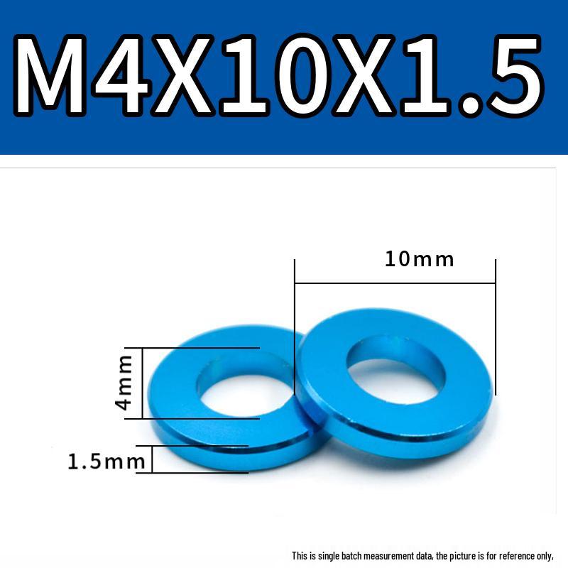 Colorful Aluminum Alloy Flat Washer & Spacer (M4/M5/M6/M8)