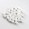 50 Pieces Snowman Wooden Buttons for DIY Craft Garland Decoration Wooden Beads Garland Making Winter Christmas Party