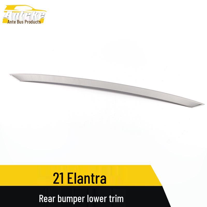 21 Elantra Rear Bumper Trunk Anti-Scratch Trim