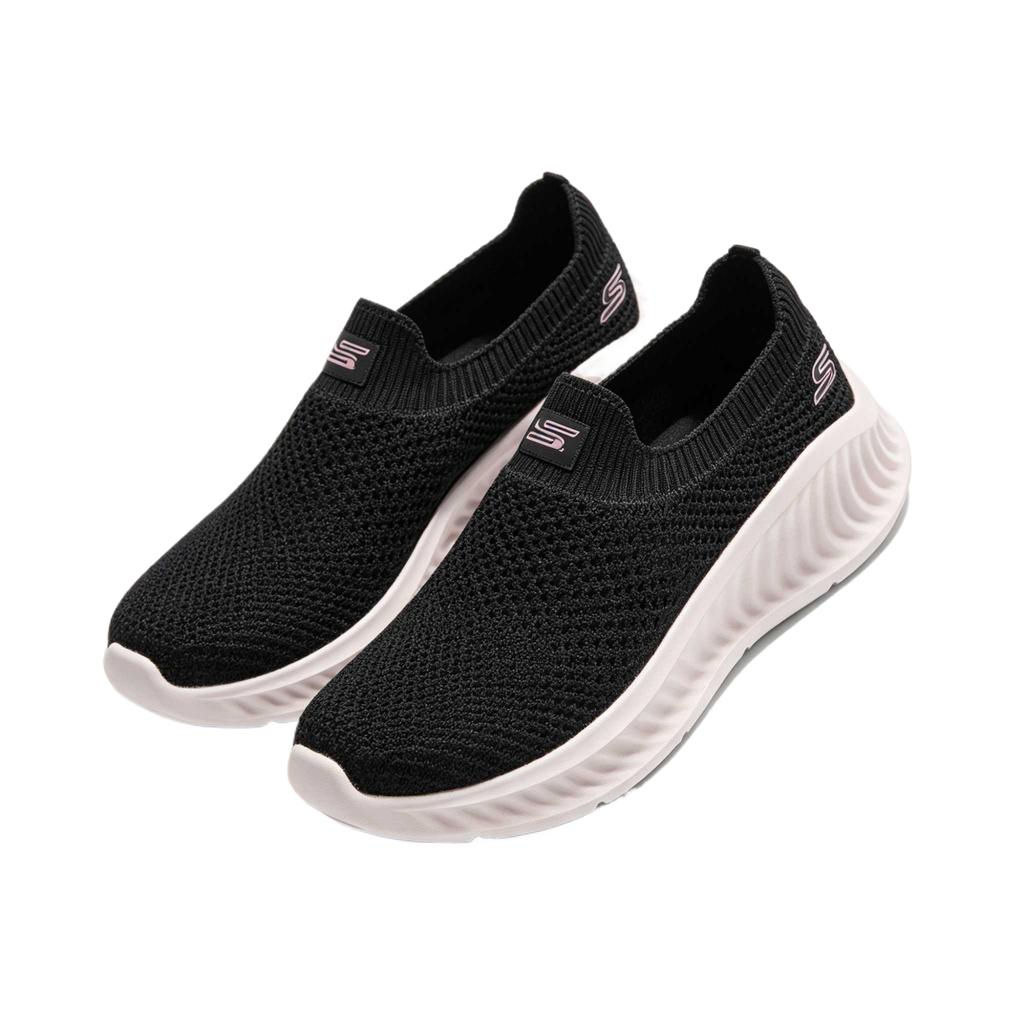 Skechers Go Walk Color Block Round Toe Slip-On Low-Top Walking Shoes Women sneaker 125657-BKMV