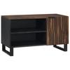 TV Stand Walnut 80 X 33 X 46 Cm Particleboard