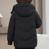 Plus Size XL-6XL Middle Age Women's Short Down Jackets Winter Parkas Hooded Elegant Loose Thick Warm Down Coats Woman Outerwears