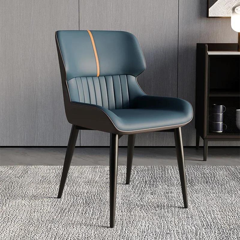 Designer Dining Chair Light Luxury Household Furniture Modern Minimalist Backrest Seat Lounge Chair Luxury Dining Room