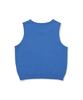CLOVE [26Sm Clove] Logo Boucle Knit Vest (Blue)