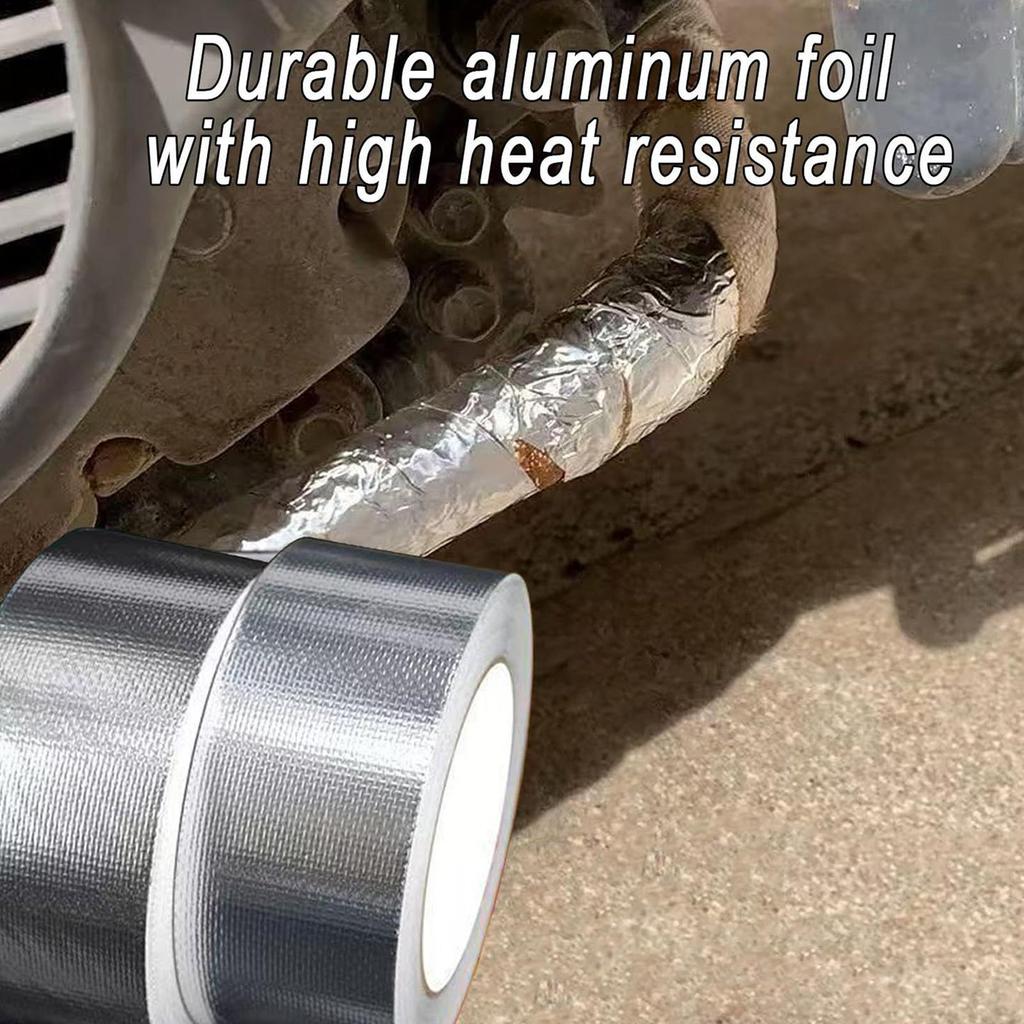 Exhaust pipe heat insulation tape 5cmx20m self-adhesive exhaust pipe sealing tape for Car Motorcycle HVAC Engine
