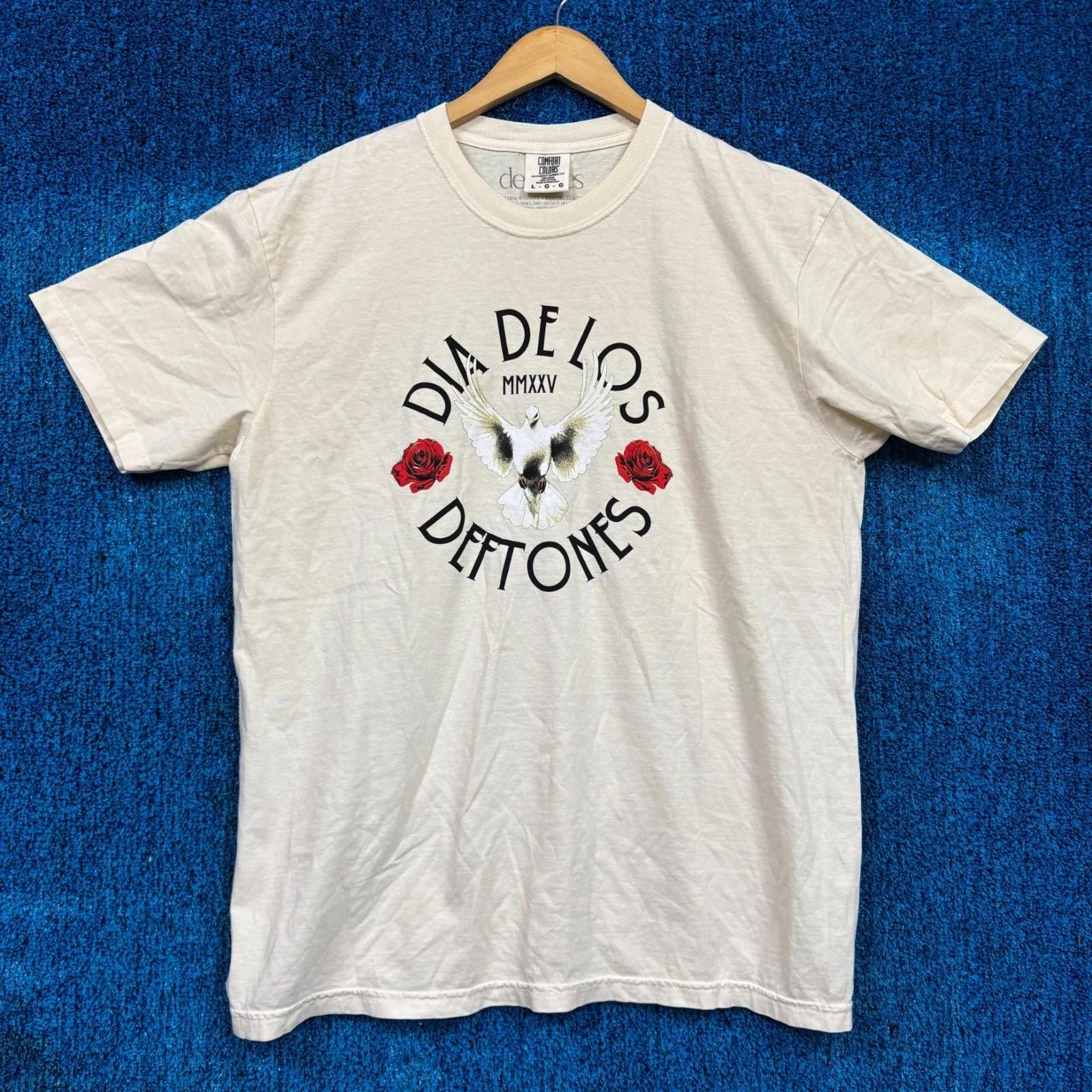Deftones Dove and Roses Dia de los Deftones Festival Tee L S