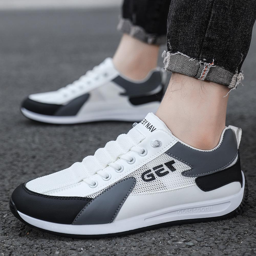 Fashion Summer Men's Sports Shoes 2025 Summer Mesh Breathable Comfortable Non Slip Casual Shoes Outdoor Running Sports Shoes Sneakers