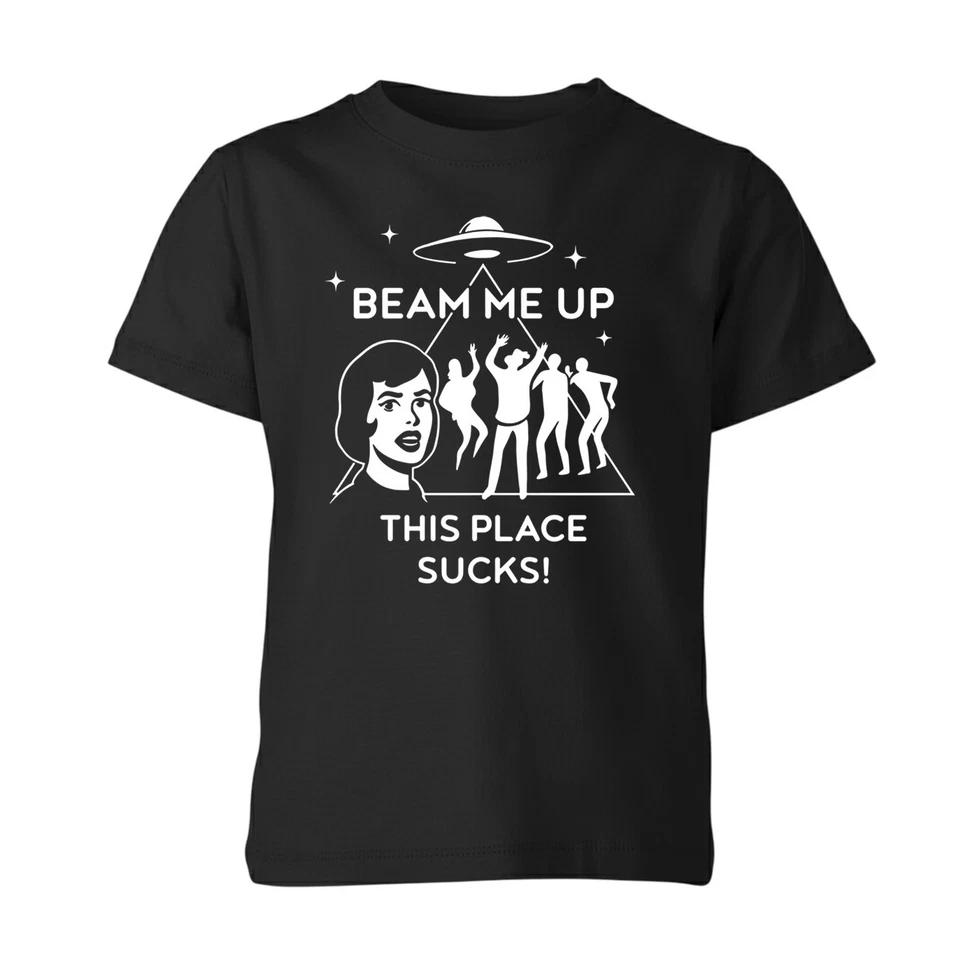 

Beam Me Up This Place Sucks Unisex Kid Adult Tee Xmas Holiday Gift Top 100