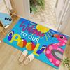 1PC Tranquil Waters Kitchen Rug Non-Slip Door Mat Pop design Bathroom Rug Bath Mat Carpet for Home Sink Laundry ecoreeree