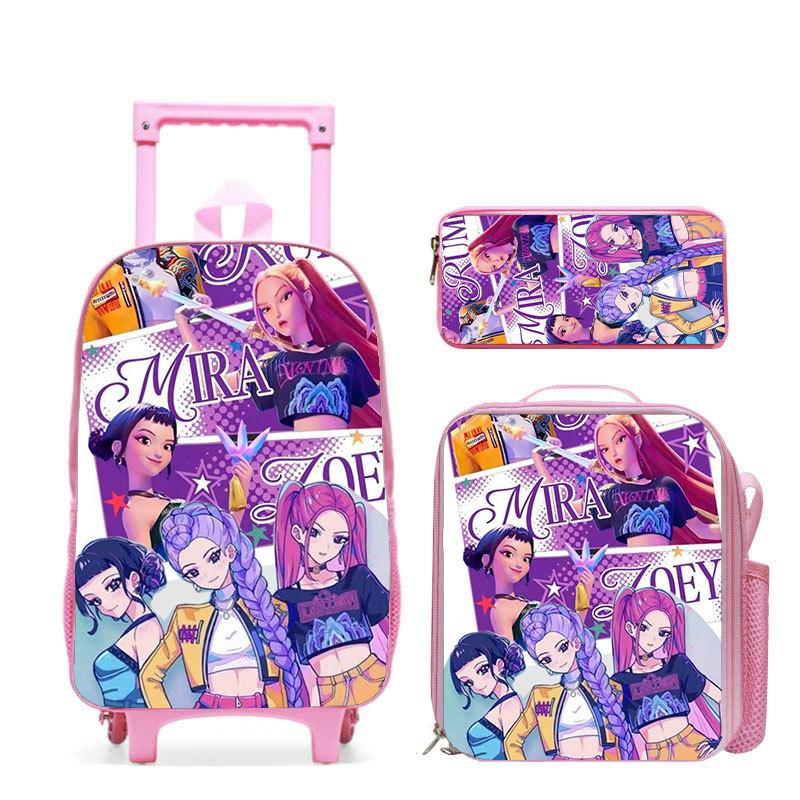 Kpop Witch Hunter Girl Group Schoolbag High Definition Printing Casual Crossing Border Lightweight Tie Rod Backpack One Piece Hair