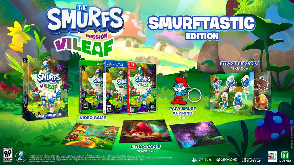 The Mission Vileaf Smurftastic Edition North PS4 Smurfs - (Import America) -