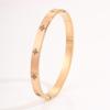 Titanium Steel Non-fading  Women's Light Luxury Personalized Design Gold  Fashion Trend Jingle 