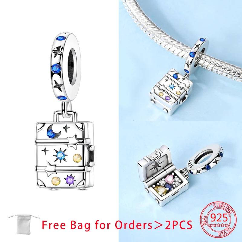 Original Charms Copper Pink Room Alarm Clock Beads Sewing Machine Drawing Board Pendant Fit Diy Bracelet Jewelry Women Gift