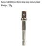 1/4" Hex Shank Socket Wrench Adapter: Hex to Square Steel Ball Joint Adapter (1/4, 3/8, 1/2)