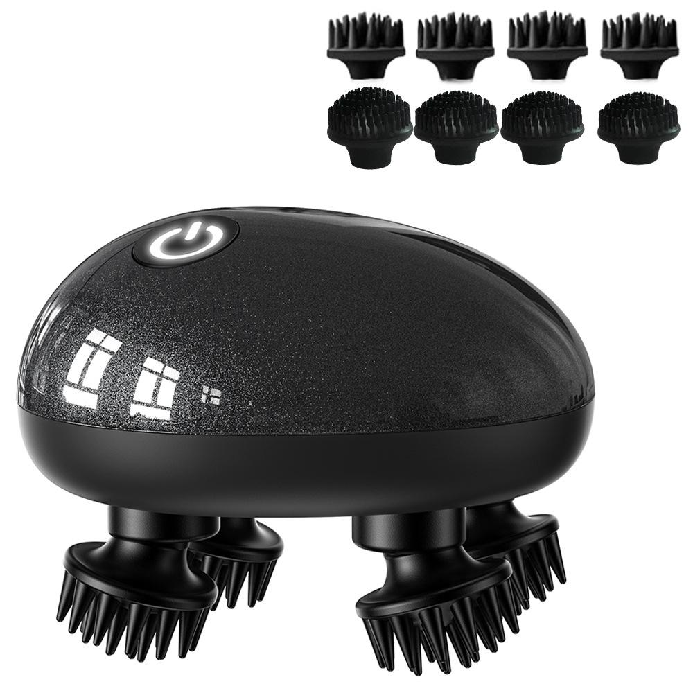 IPX7 Electric Head & Pet Massager: Facial Deep Cleanser & Scalp Relaxer