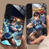 Street Fighter Chunli Phone Case for Samsung Galaxy A56 55 54 53 52 51 36 35 34 23 16 15 5G Glass Colorful Cover Luxury Pretty