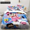 3D Cartoon DR S-Slump Arale Bedding Set Cute Quilt Cover Bed Cover With Pillowcase Twin Single Queen King Size Boys Adult Home