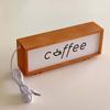 Glowing Effect Sleeping Lamp USB Desktop Ornament Lamp Toilet Wooden Acrylic Night Light  Kids Room