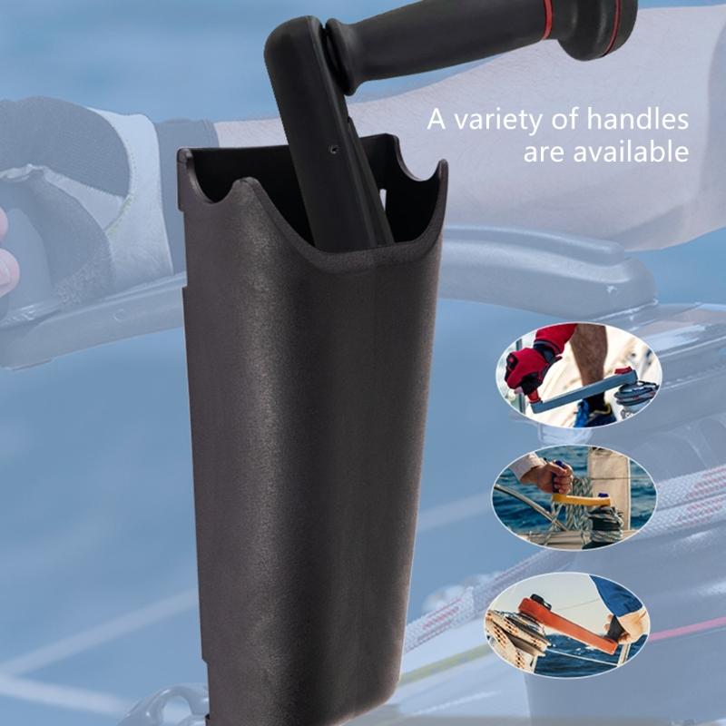Uprgades Winch Handle Organizer PVC Winch Handle Holder Multifunction  Storage Box with Locking for Efficient Tool Manag