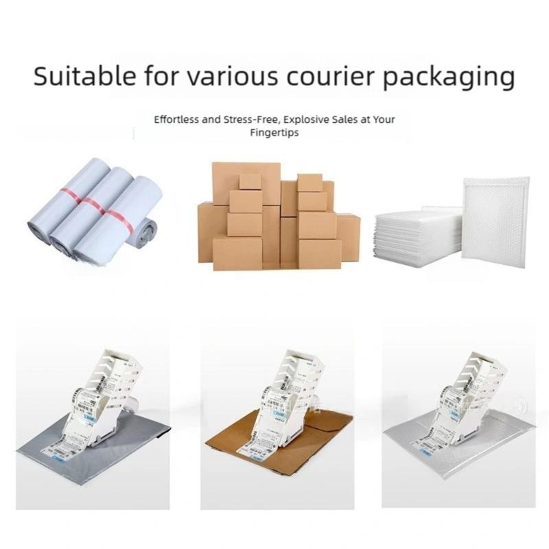 Precisions Label Applicator Ensuring Accurate Alignment for Quick Packaging Tasks in Warehousing and Logistics Environment