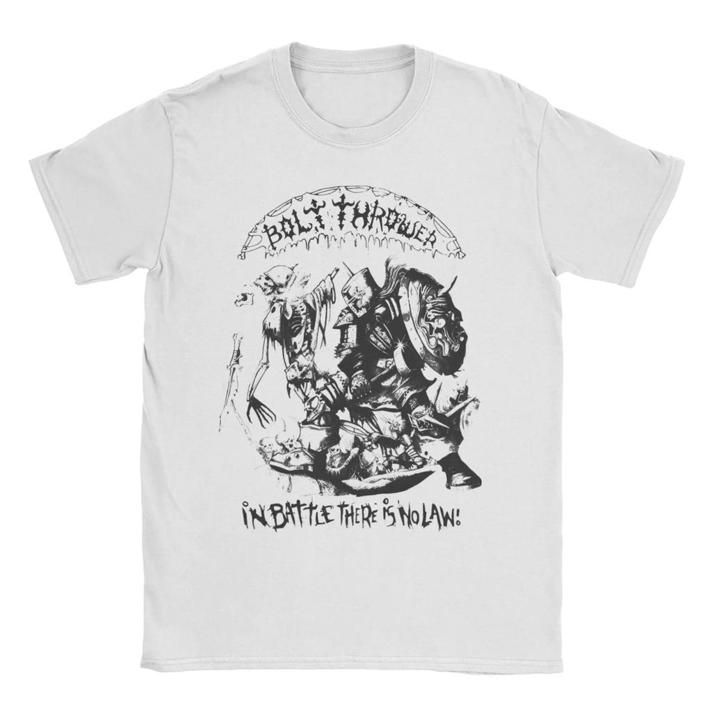 Bolt Thrower Rock Band Logo T Shirts Men Women's Cotton Crazy T-Shirts Round Collar Tee Oversized High Quality Soft Comfortable