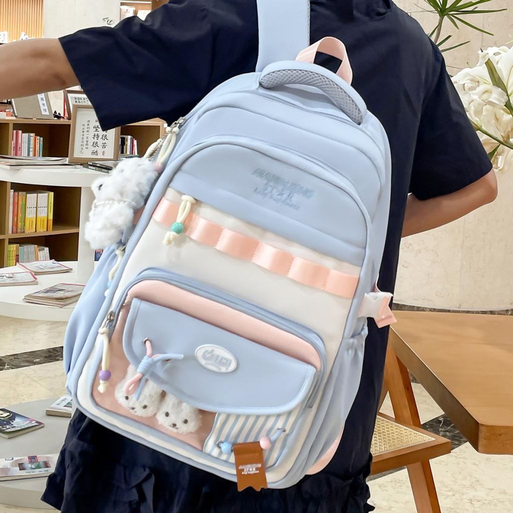 female ins Japanese junior high school students backpack lightweight and versatile campus primary school students schoolbag