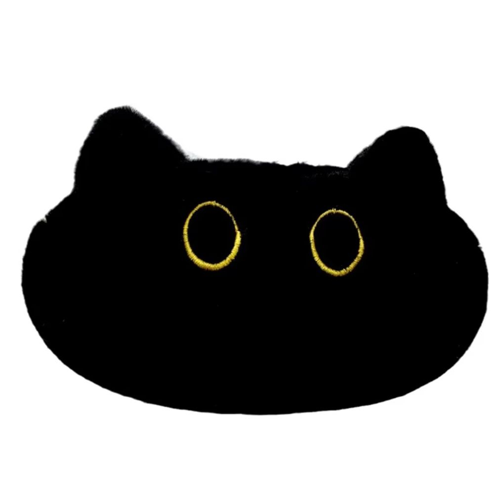 Large Capacity Cat Plush Pencil Case Animal Doll Stationery Storage Bag Black Cat Pen Bag  Boy Girl