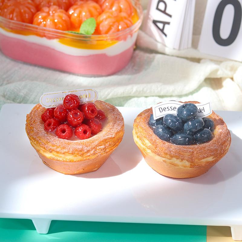 Pu Simulation Egg Tart Croissant Model Fake Bread Fridge Magnet Pastry Dessert Food Prop Home Kitchen Decor Ornament