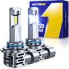 AUTOONE 9005 LED Bulb, 800% Brighter, 3 Min Quick Tall, 20 Years Lifespan, No Flicker, 99% Compatibility