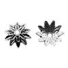 Textured Bead Cap Charms Dome Covers For Pearl And Gemscolor Jewelry Findings