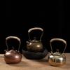 Handmade Pure Copper Teapot Gongfu Tea Brewing Side-Handle Kettle 750ml Traditional Chinese Style