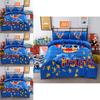 Premium Cartoon Stitch Bedding Set Cotton Blend Duvet Comforter Cover 4pcs For Cozy Warmth