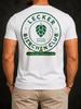Lecker Bierchen Club Member Green Hop Cone Circle With Hopfen Malz Zusamhalt Tee Unisex Unisex All TShirt