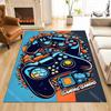 Retro-Spielcontroller Neonlichter Teppich für Wohnzimmer Schlafzimmer Sofa Heimdekor Rus Rutschfeste Fußmatte Luxuriöses Geschenk