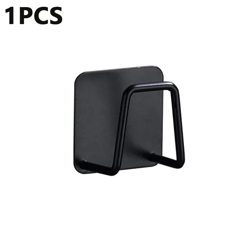 

1/2/4 шт. Кухонный органайзер для губок, шкаф, сушилка для сливной трубы раковины, держатель для губок для ванной, подставка для чистящих губок, крючок, аксессуары, инструменты Black-1pc