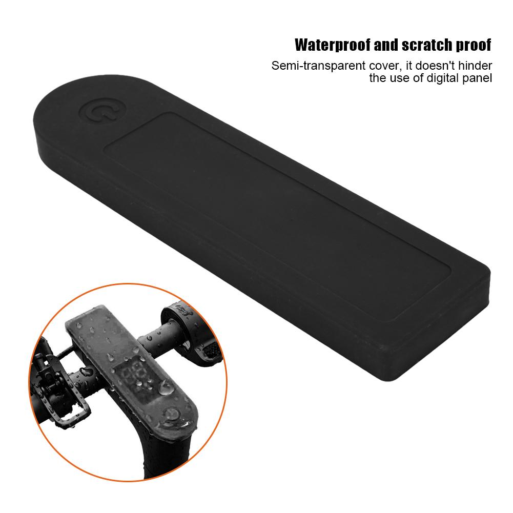 Universelle Wasserdichte Silikagel-Displayabdeckung für Xiaomi Elektroroller M365(Schwarz)