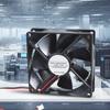 9025 High Airflow 24V Cooling Fan Twin Ball Bearings 90x90x25mm for Electronics Temperature Control in Small Space