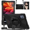 Case for Tab K11 Plus - TPU+PC+Silicone, Black, With Stand