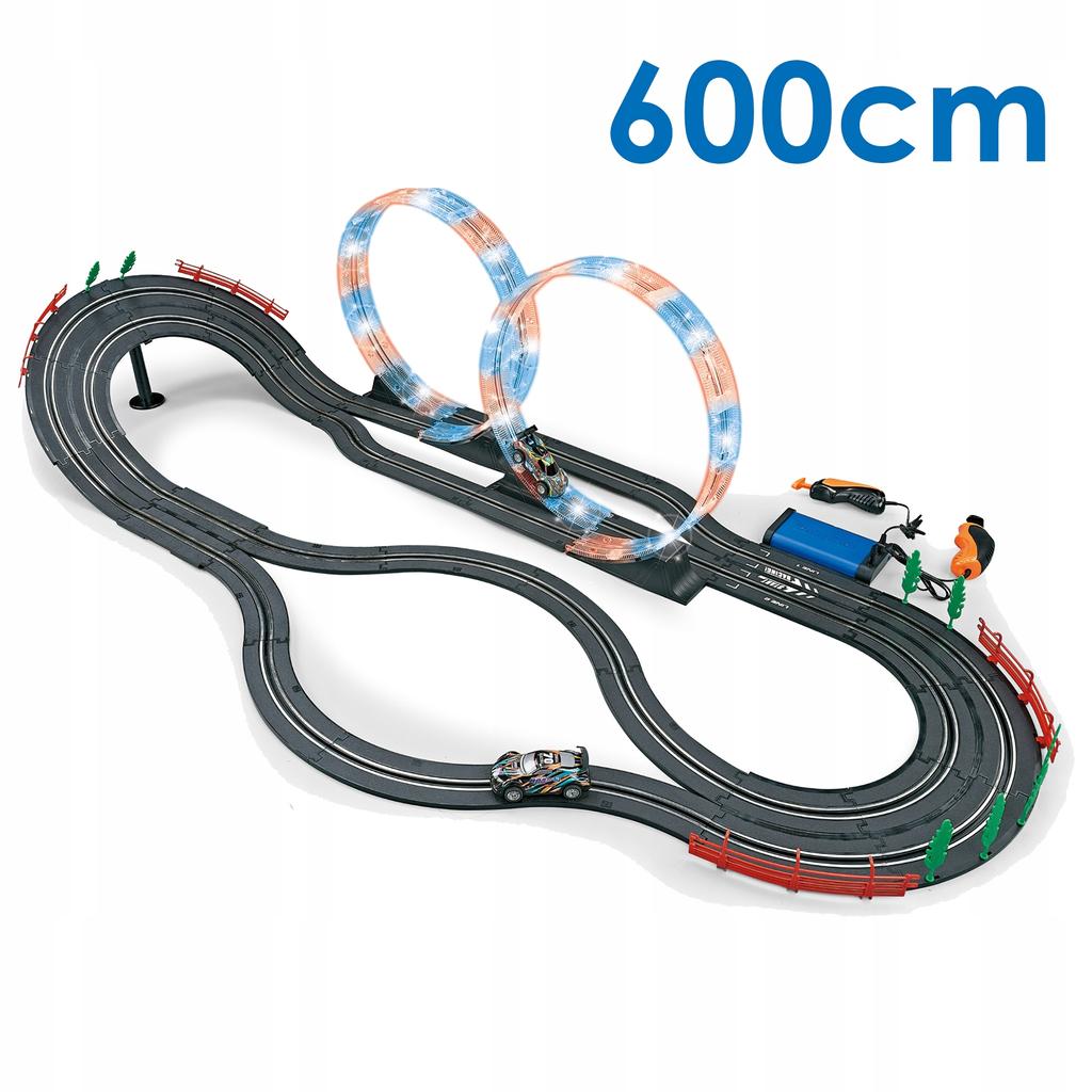 [5] Electric Giant Car Race Track 600cm Illuminated Z3396