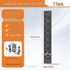 No-Installation, Drill-Free Window Exhaust Fan for Bedroom Ventilation